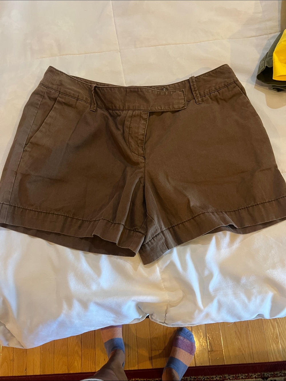 LOFT Brown Women's Cotton Blend Shorts